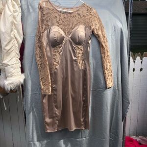 Champagne gold dress